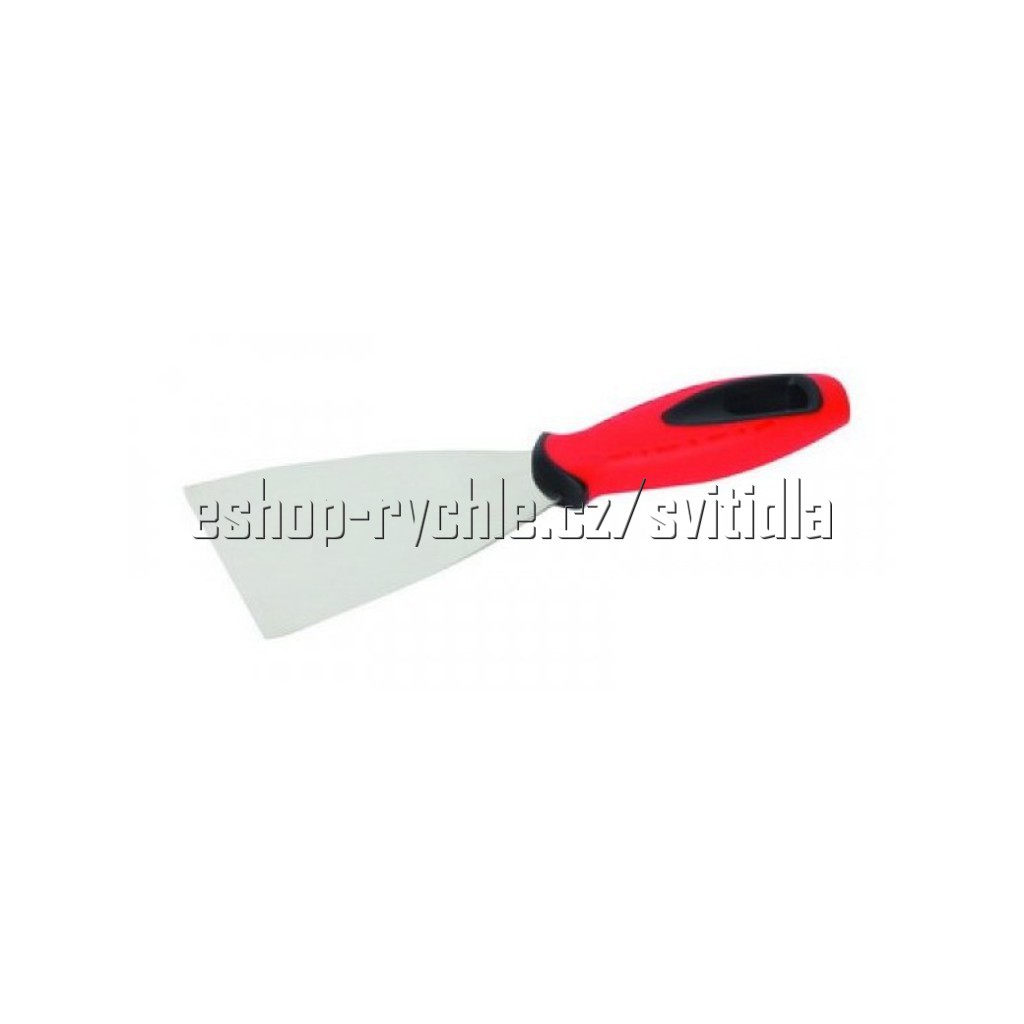 31512 špachtle 80mm s gum. ručkou nerez