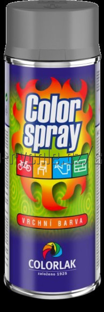 color spray/bezbarvý lak pololesklý 400ml