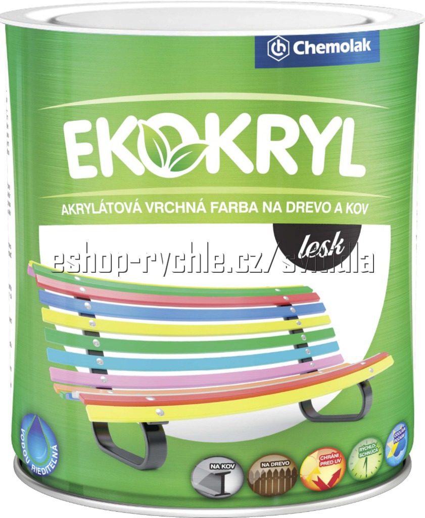 ekokryl lesk/0,6l hnědá kávová