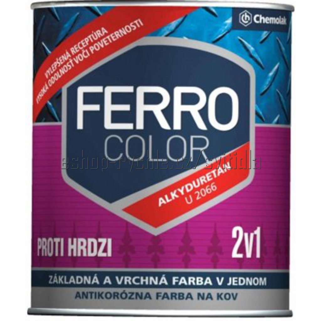 ferro color u 2066/0,75l červenohnědá