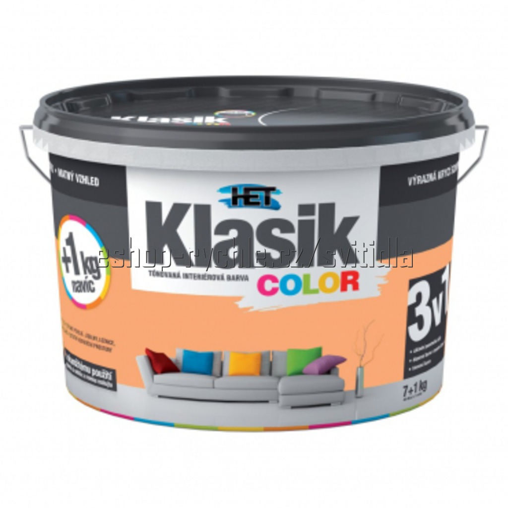 HET Klasik color meruňková 0777 7+1kg
