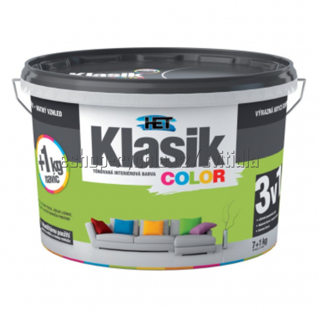 HET Klasik color zelená světlá 0597 7+1kg
