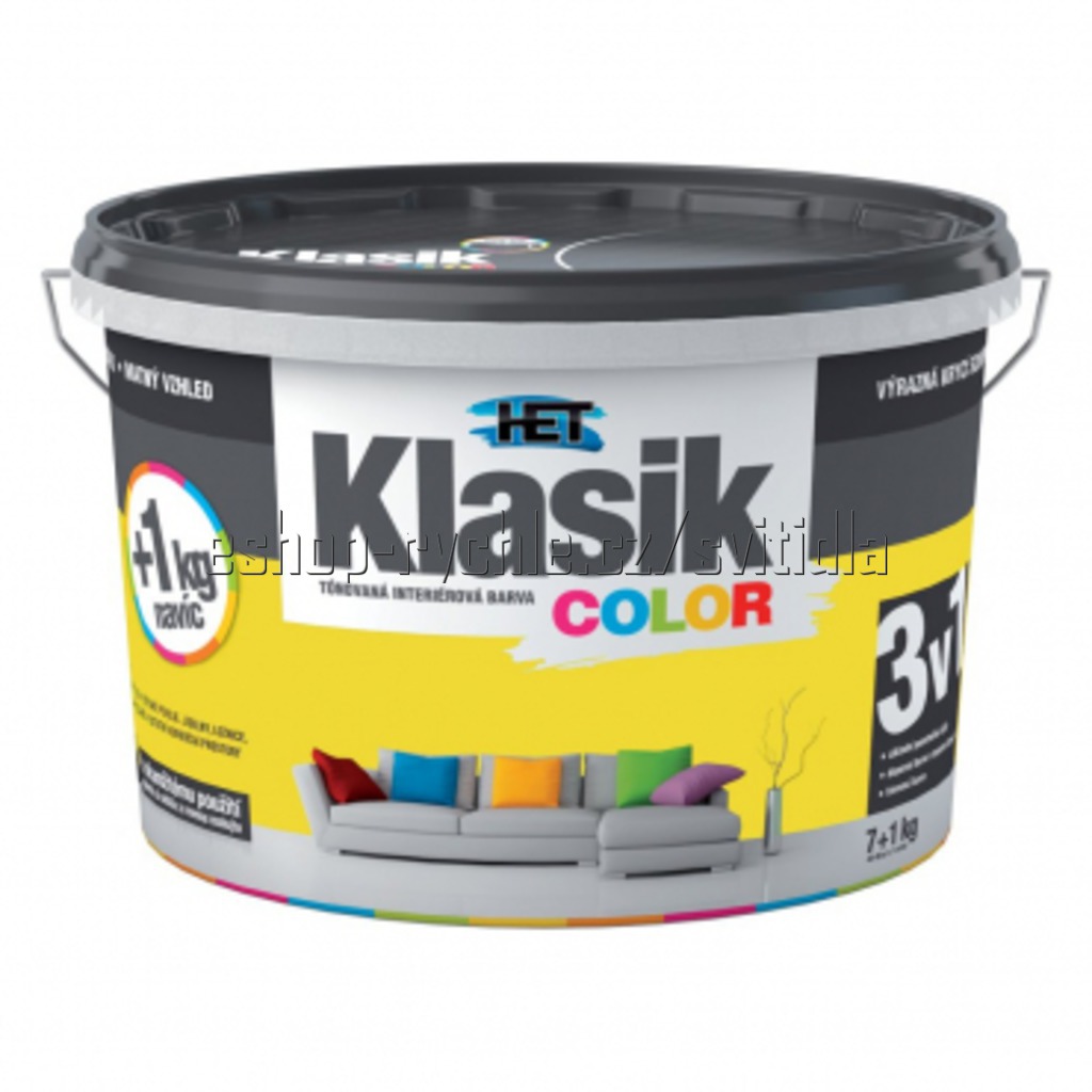 HET Klasik color žlutý sytý 0618 7+1kg