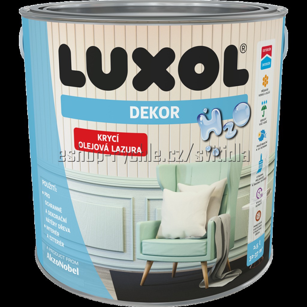 luxol dekor/tmavě šedá 0,75l